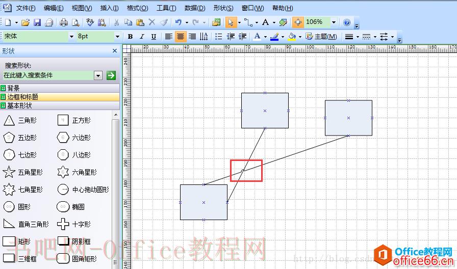 visio 交叉线（跨线）去掉交叉点弯曲（弧形弯曲）的办法