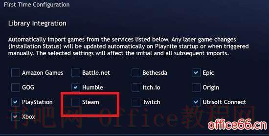 playnite设置steam教程