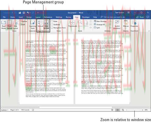 word2019并排