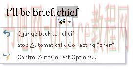 Word 2013怎么使用自动更正?