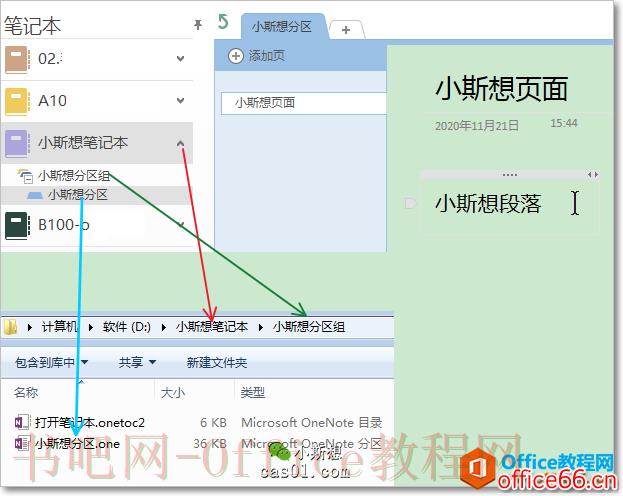 OneNote链接_OneNote5类内部对象链接的基本结构3