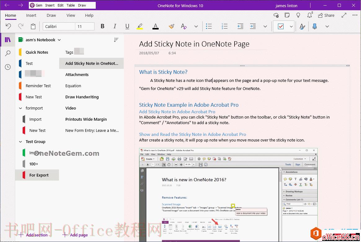 如何从 OneNote 中导出笔记本结构，并批量导出页面为 HTML 文件
