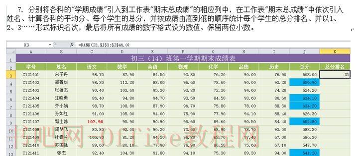 二级Office函数总结四:RANK、LEFT、MID和FIND