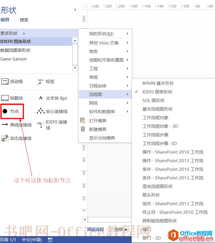 如何利用 Visio 2013 画 绘制状态转换图
