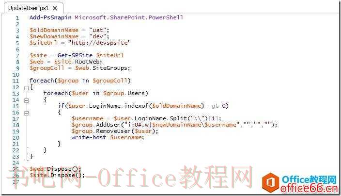 SharePoint 如何使用 PowerShell 更新用户