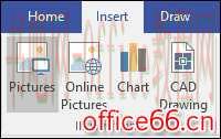 Visio 如何 插入图形
