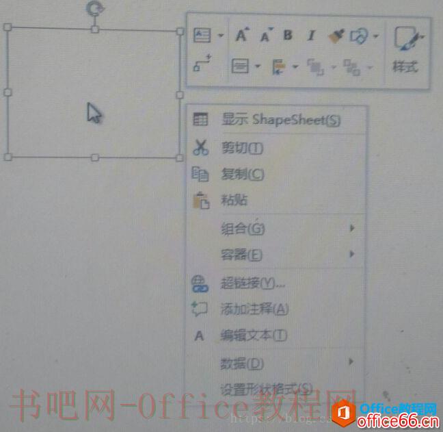 visio 2017里如何让字体大小随框自动调节步骤