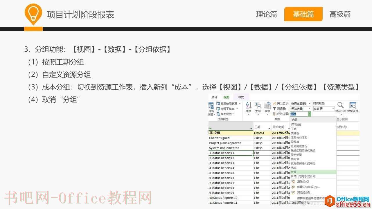 和大家一起学 Project—Project基础应用