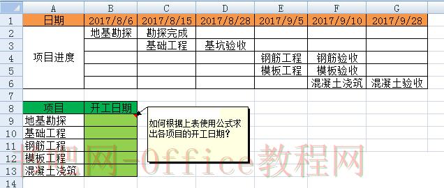 获取每行中第一个非空单元格