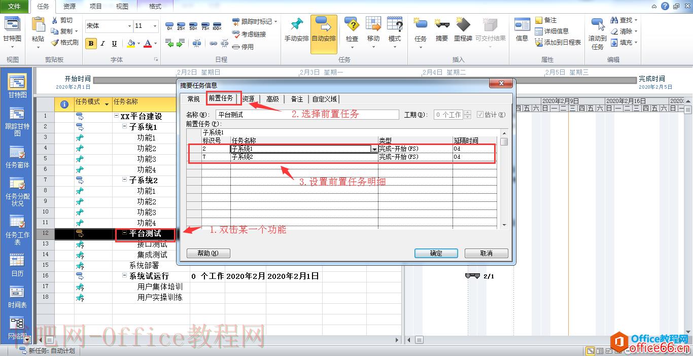 Project 项目分解和功能依赖基础教程