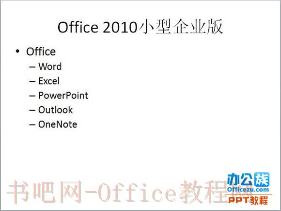 PowerPoint2010普通文本转化成SmartArt图形教程