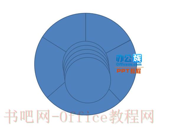 利用PowerPoint2010一分钟搞定三维环状饼图