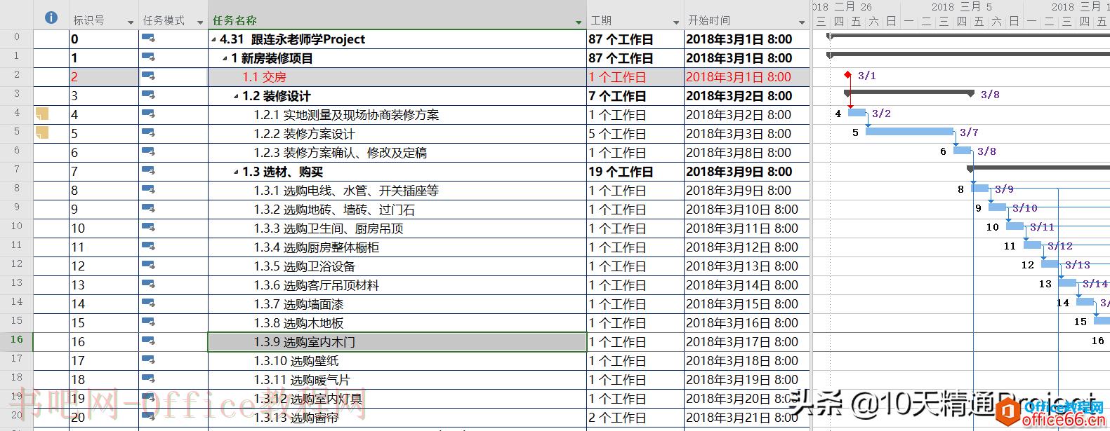 Project教程 如何将Project计划导出到Excel文件中