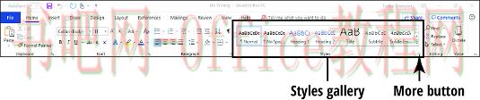 Word 2019样式库