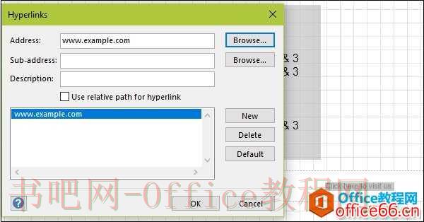 Visio 如何 插入超链接