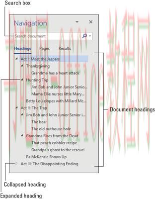 word2019-导航窗格
