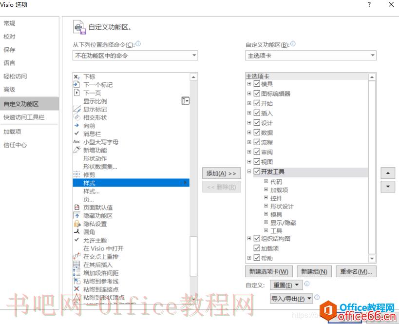 Visio 如何设置默认字体大小的方法