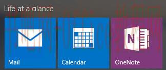 Windows 10附带了Outlook（邮件），日历和OneNote。