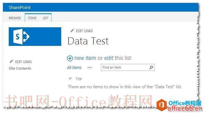 SharePoint 列表关于大数据的测试