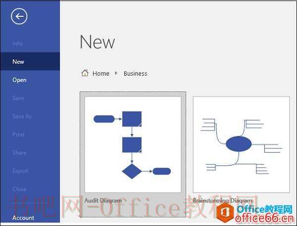 Visio 如何制作头脑风暴图的结构